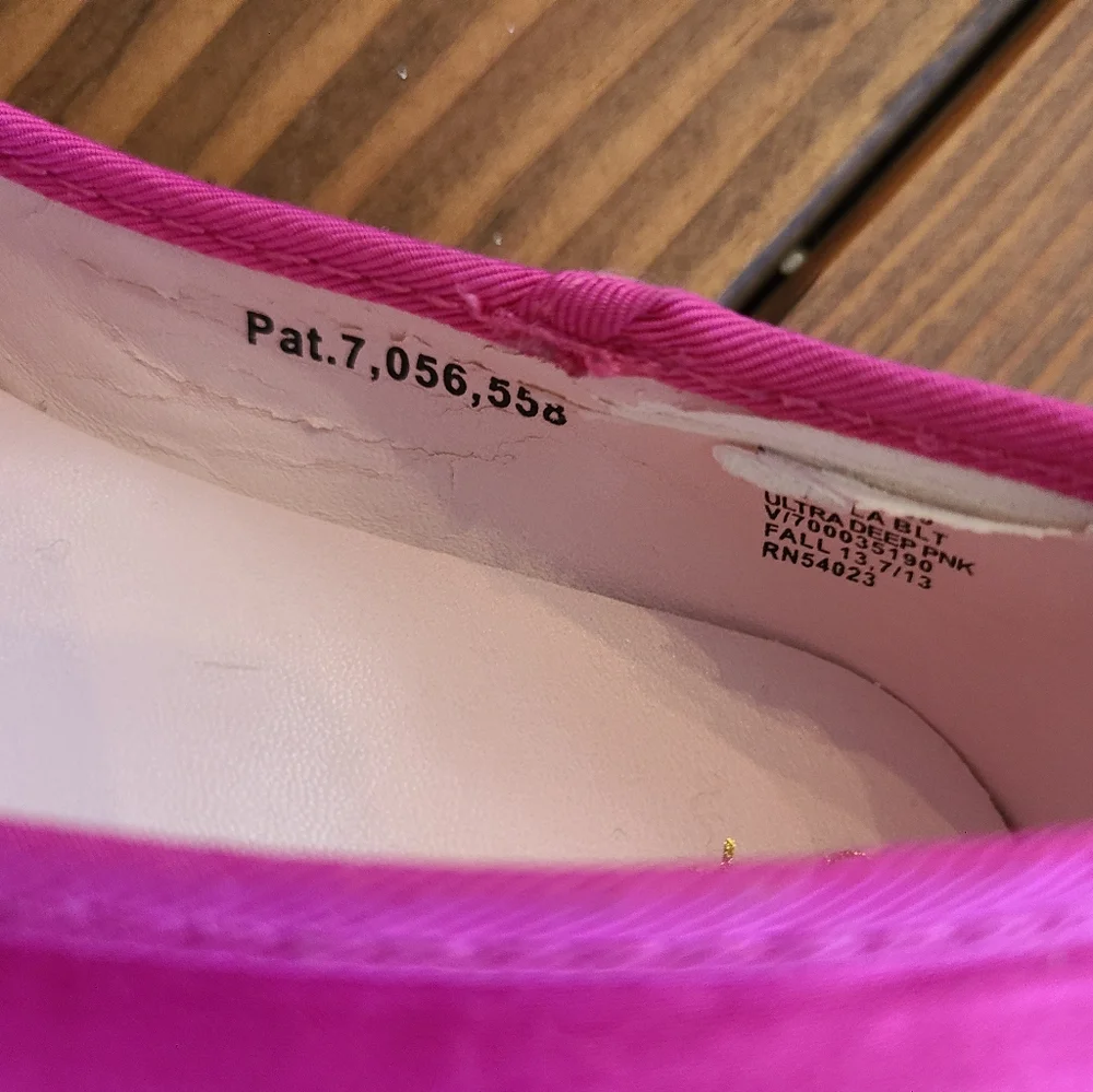 Gap Fuschia Gem Heart Slip-Ons - Toddler 9